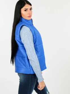 Made In Italy Gilet donna imbottito oversize
