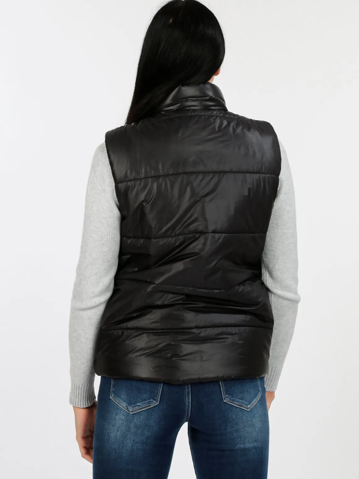 Made In Italy Gilet donna imbottito oversize
