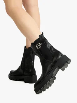 Made In Italy Stivaletti donna in pelle
