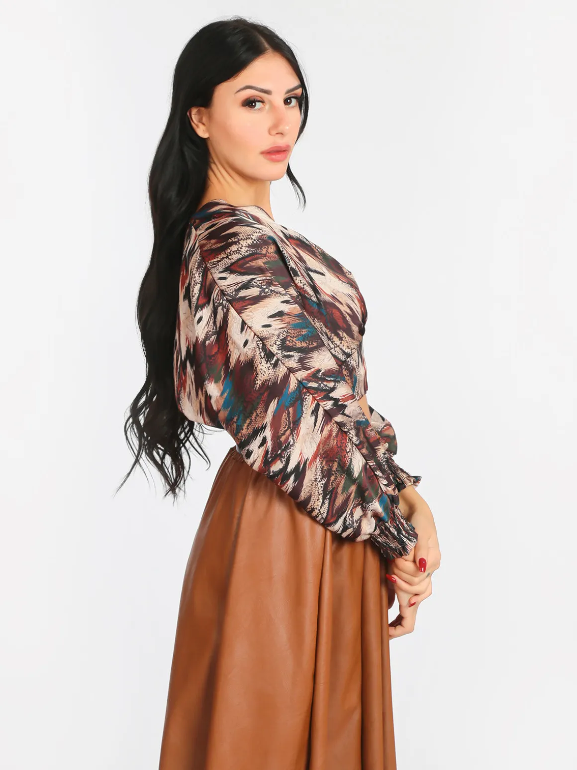 Made In Italy Top donna scollo profondo