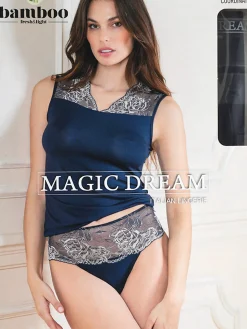 Magic Dream Coordinato donna top + panty con pizzo
