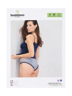 Magic Dream Coordinato intimo da donna con top e slip a quadretti