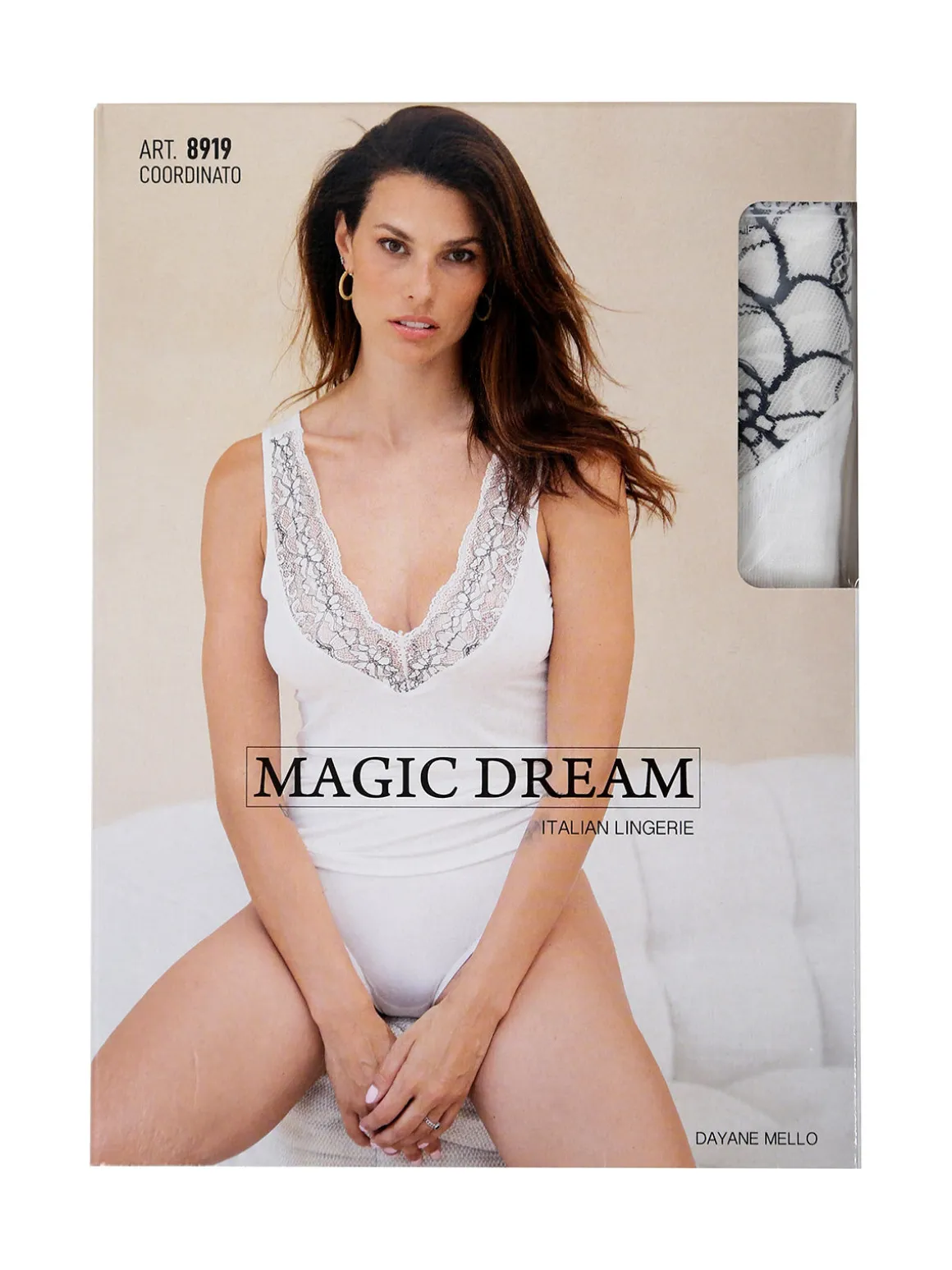 Magic Dream Coordinato intimo donna con ricami in pizzo - porpora