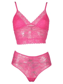 Magic Dream Coordinato intimo donna in pizzo bralette + coulotte
