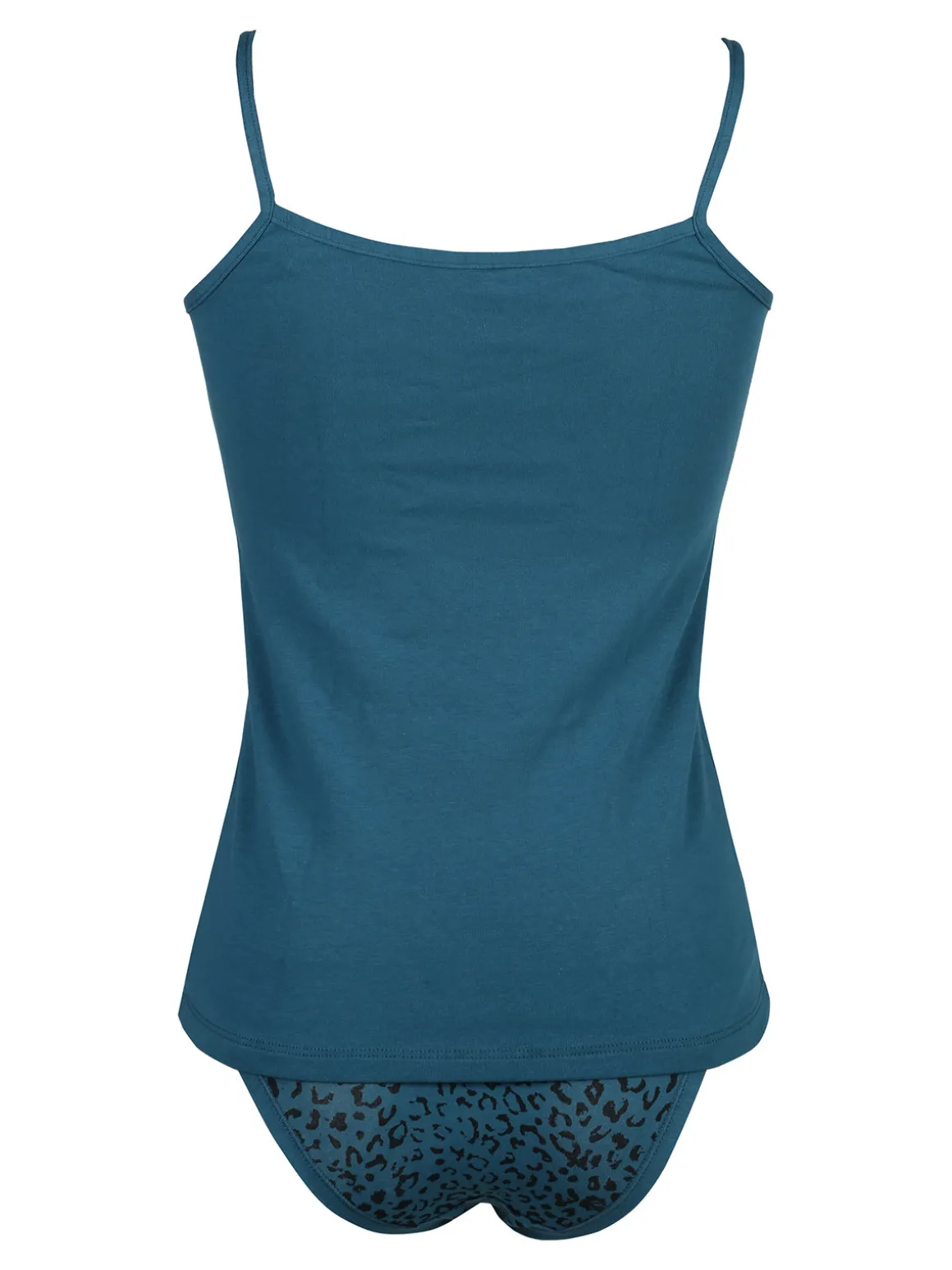 Magic Dream Coordinato intimo donna con top e slip - ottanio