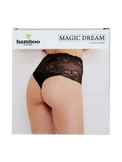 Magic Dream Panty donna con pizzo - nero