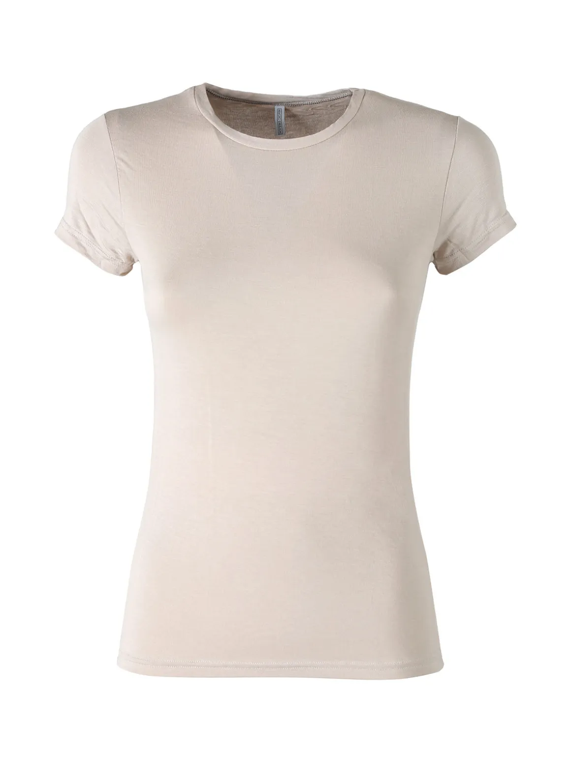 Magic Dream T-shirt intima donna manica corta in bamboo - cipria