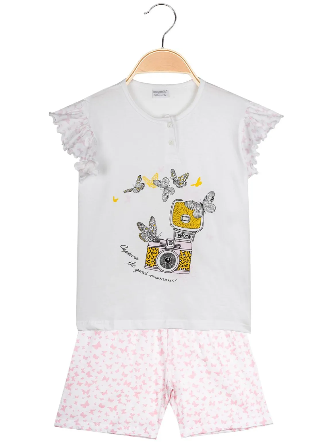 Magnolia Pigiama in cotone jersey con disegni