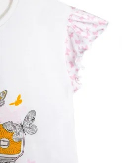 Magnolia Pigiama in cotone jersey con disegni