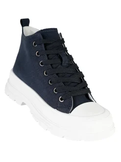 Maira Sneakers alte in tela con platform