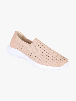 Maira Sneakers donna slip on traforate - rosa