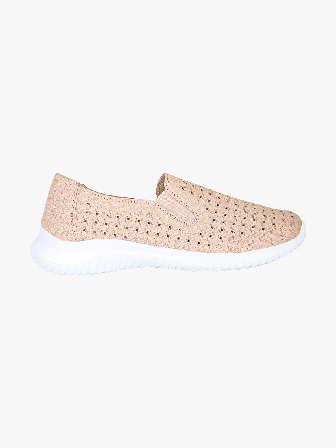 Maira Sneakers donna slip on traforate - rosa
