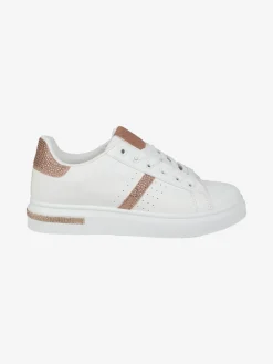 Maira Sneakers donna stringate con glittter e strass