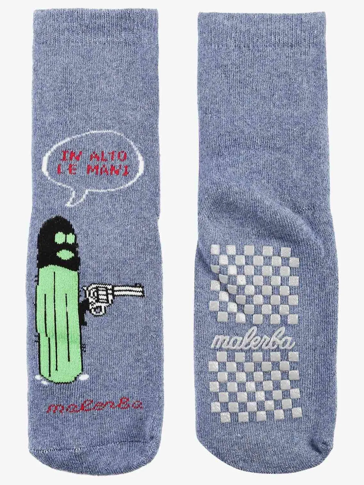 Malerba Calze antiscivolo bambino in caldo cotone con disegno