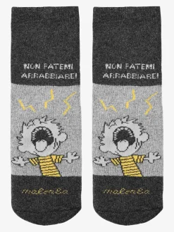 Malerba Calze antiscivolo bambino in caldo cotone con stampe