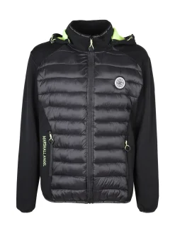 M.Angel Giubbino da uomo impermeabile con cappuccio e zip