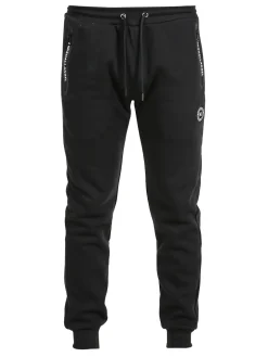 M.Angel Pantaloni sportivi da uomo in felpa con polsini