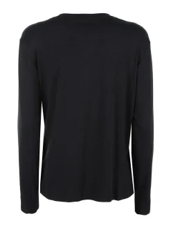 Manosque T-shirt donna a maniche lunghe - nero