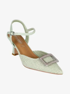 Marina Torres Slingback da donna con cinturino alla caviglia e tacco a rocchetto