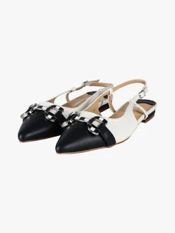Marina Torres Slingback donna a punta con cinturino alla caviglia