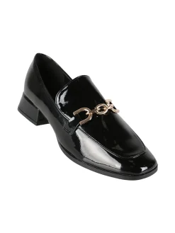Martin Pescatore Mocassini donna in vernice con tacco basso