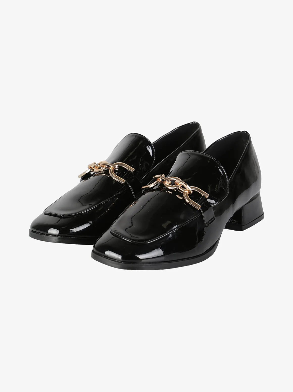 Martin Pescatore Mocassini donna in vernice con tacco basso