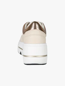 Martin Pescatore Sneakers donna stringate con platform - beige