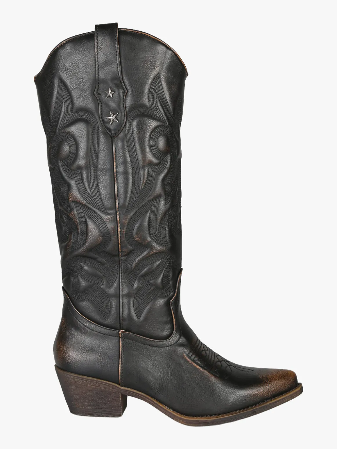 Martin Pescatore Stivali donna texani con zip - moro