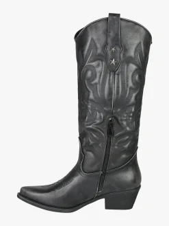 Martin Pescatore Stivali donna texani con zip - nero
