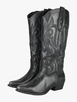 Martin Pescatore Stivali donna texani con zip - nero