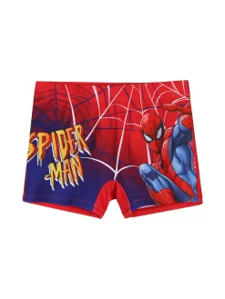 Marvel Spider-Man Boxer da mare da bambino con stampa - rosso