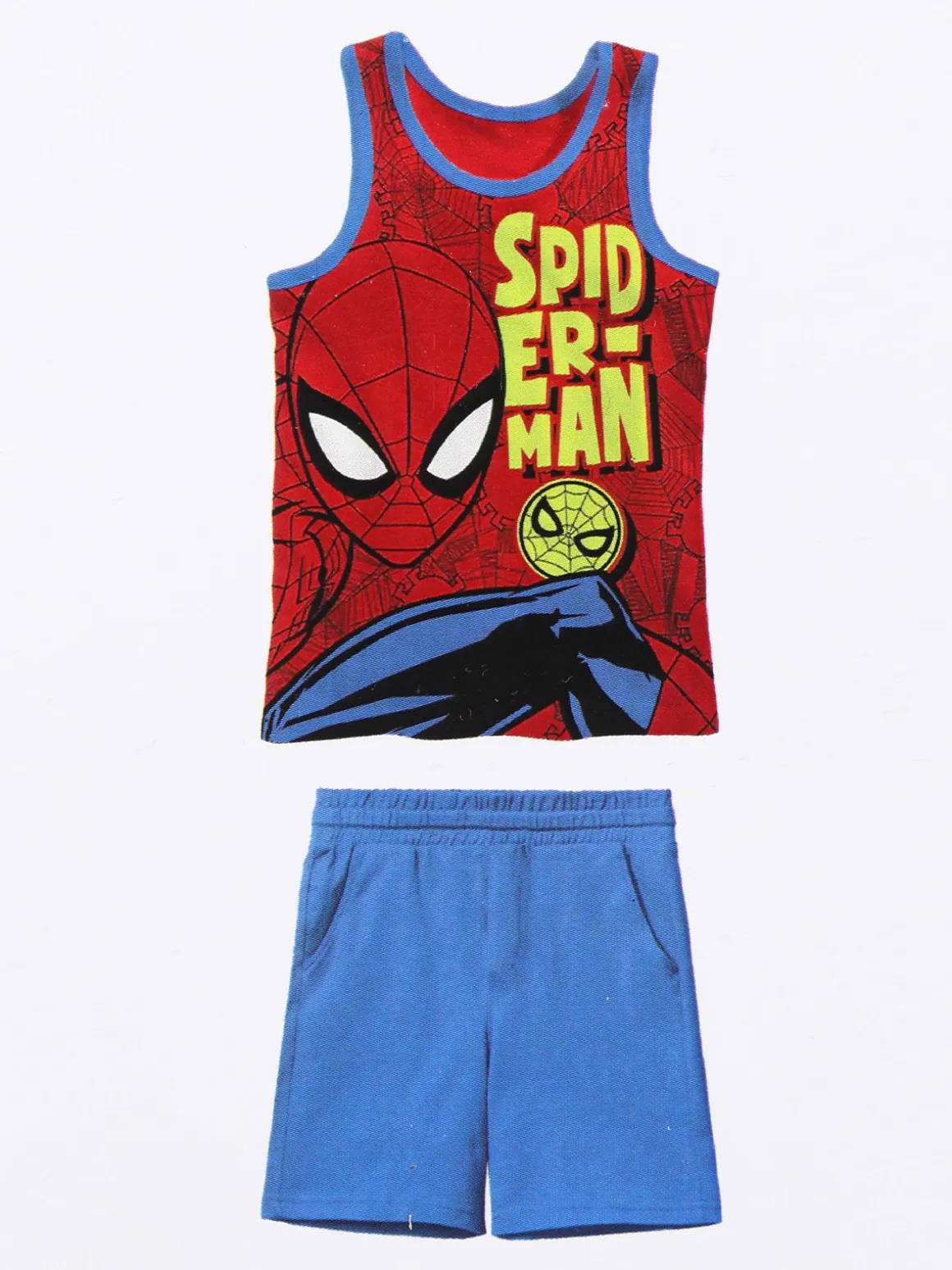 Marvel Spider-Man Completo corto da bambino canotta + bermuda