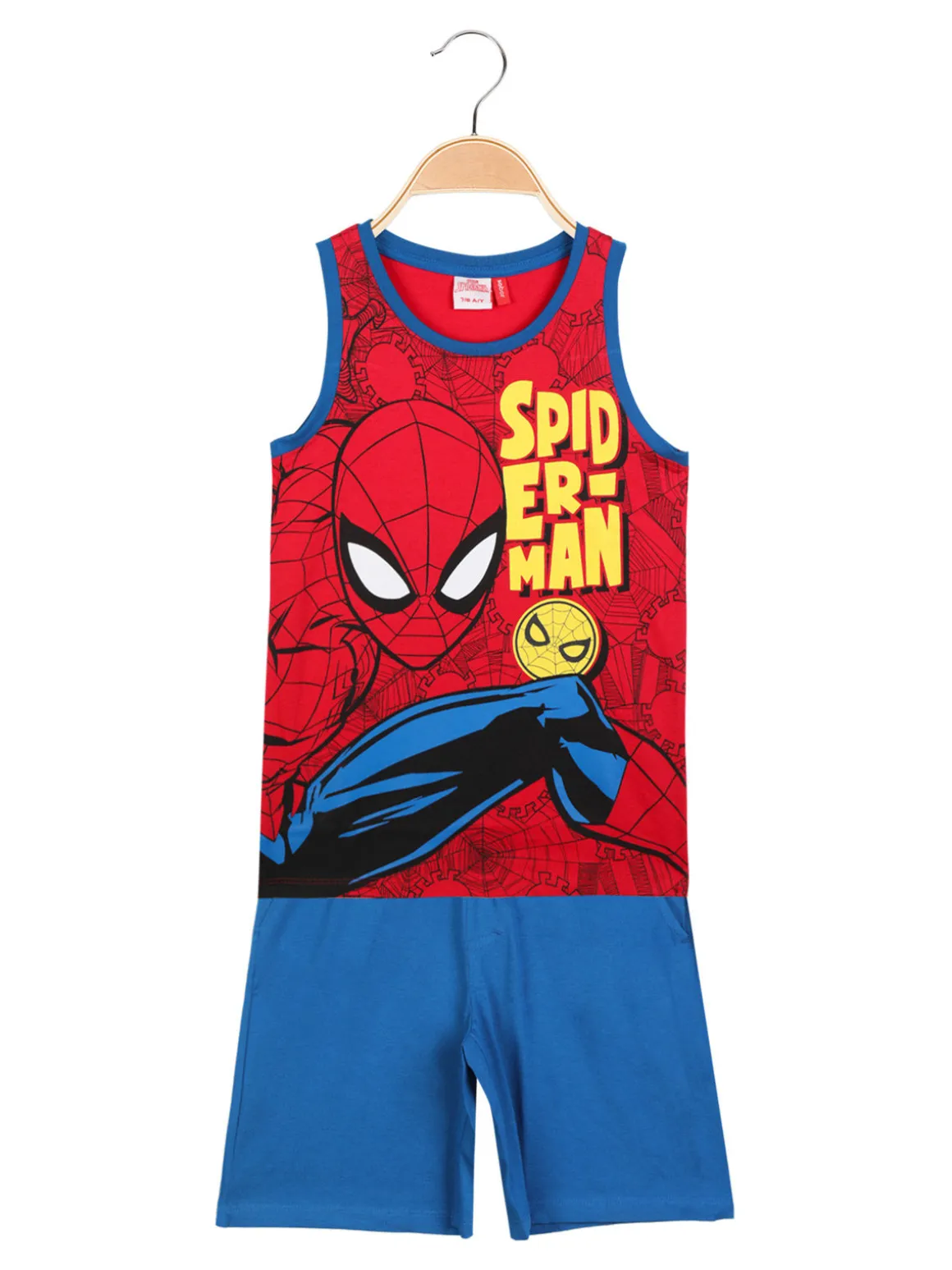 Marvel Spider-Man Completo corto da bambino canotta + bermuda
