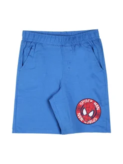 Marvel Spider-Man Completo corto da bambino in cotone con canotta e bermuda - bianco