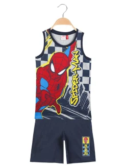 Marvel Spider-Man Completo corto da bambino in cotone con stampa