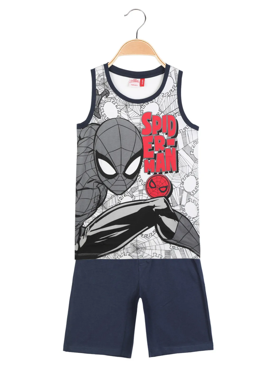 Marvel Spider-Man Completo corto da bambino canotta + bermuda