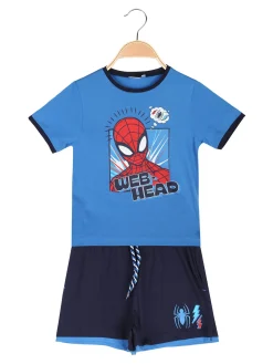 Marvel Spider-Man Completo corto da bambino con t-shirt e bermuda