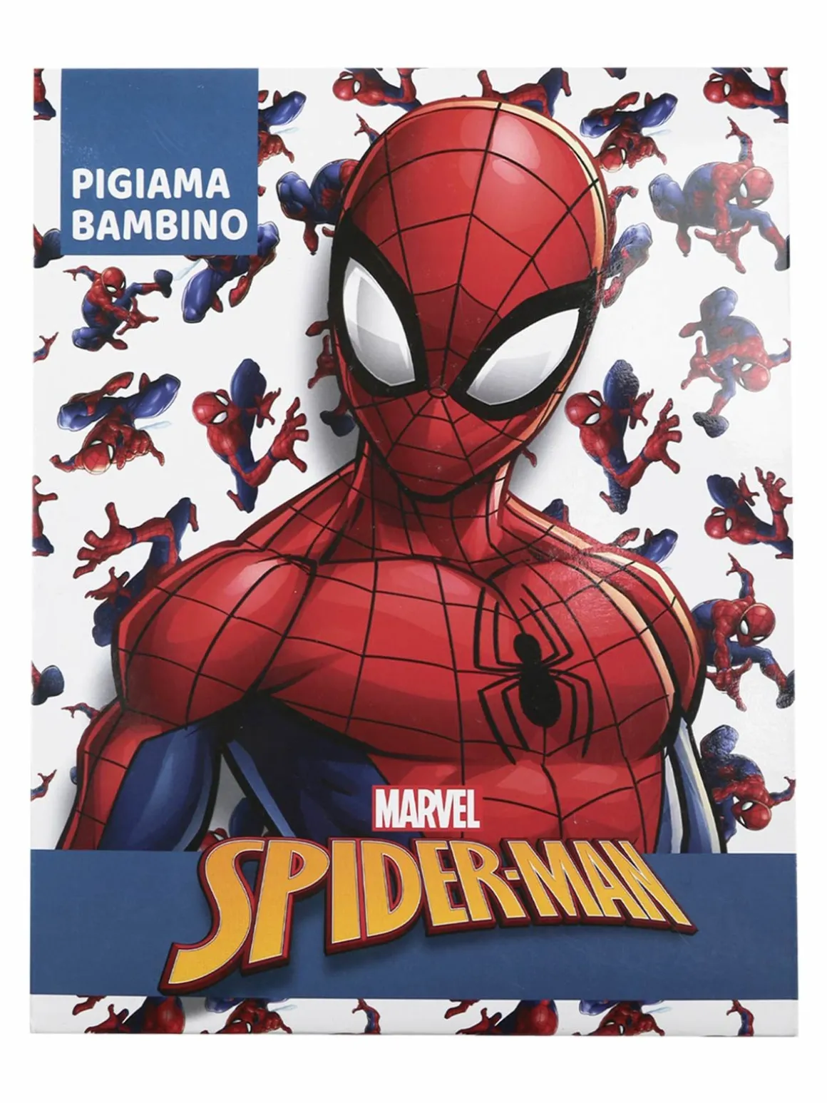 Marvel Spider-Man Pigiama da bambino in cotone felpato