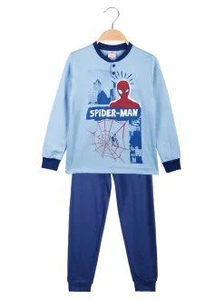 Marvel Spider-Man Pigiama da bambino in cotone felpato