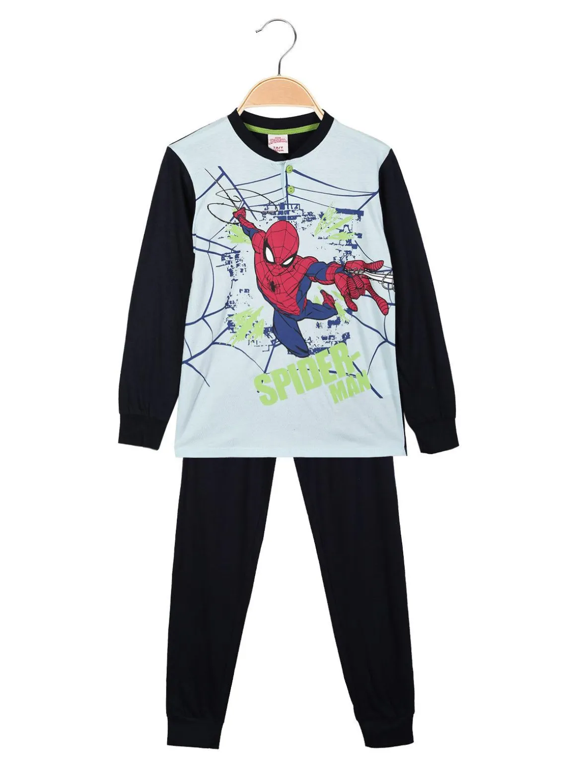 Marvel Spider-Man Pigiama da bambino in cotone