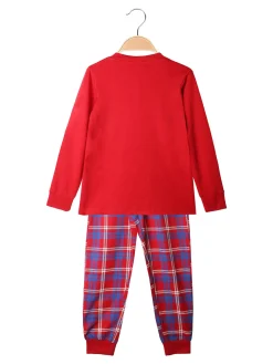 Marvel Spider-Man Pigiama natalizio da bambino in cotone - rosso