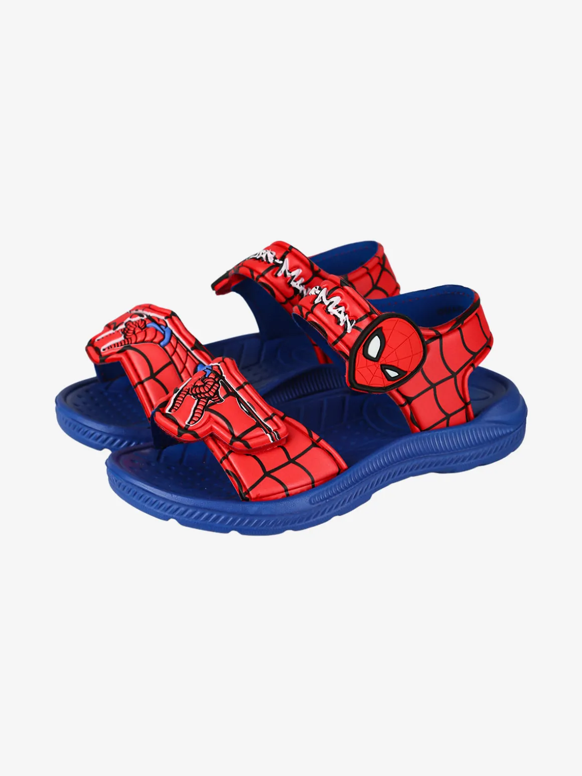 Marvel Spider-Man Sandali da bambino in gomma con cinturini a strappo