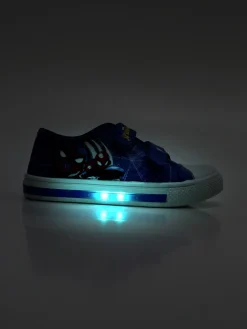 Marvel Spider-Man Scarpe da bambino in tela con strappi e luci