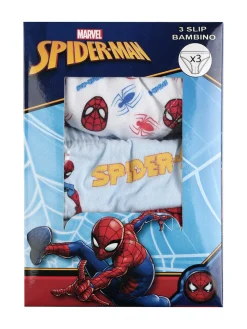 Marvel Spider-Man Set 3 slip da bambino in cotone