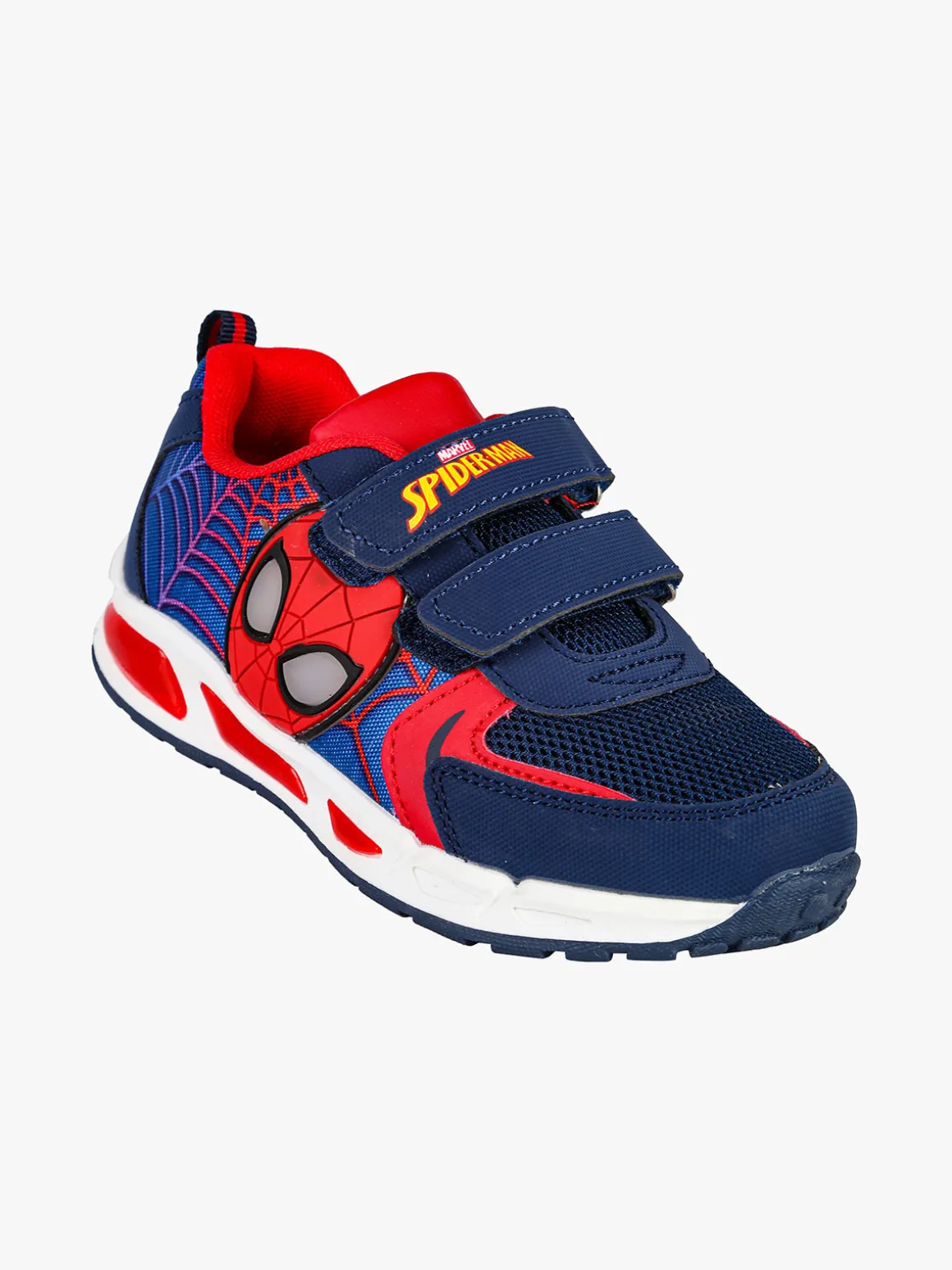 Marvel Spider-Man Sneakers da bambino con luci e chiusura a strappi