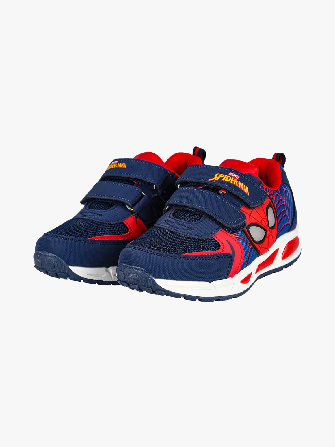 Marvel Spider-Man Sneakers da bambino con luci e chiusura a strappi