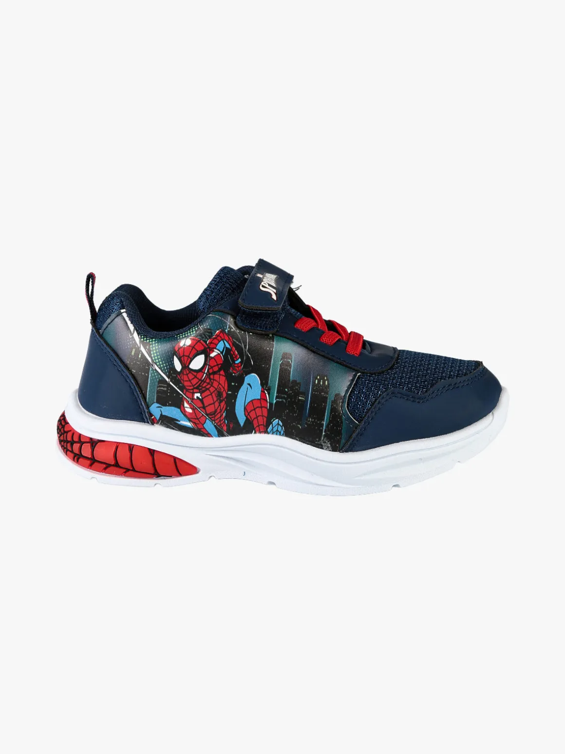 Marvel Spider-Man Sneakers sportive da bambino con strappo e luci - multicolore