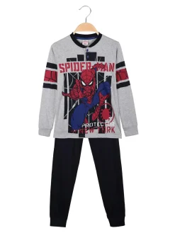 Marvel Spider-Man Spider Man pigiama da bambino in cotone