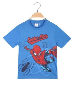 Marvel Spider-Man T-shirt da bambino in cotone con stampa diegno