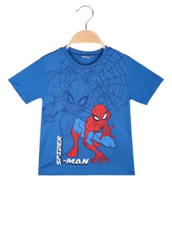 Marvel Spider-Man T-shirt da bambino in cotone con stampa
